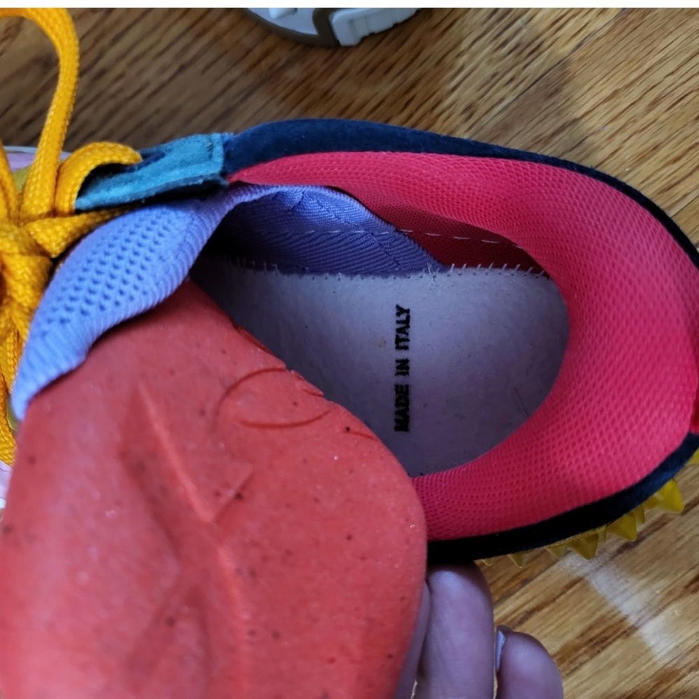 Christian Louboutin Multicolor Sneakers with Red Soles - Picture 3 of 10